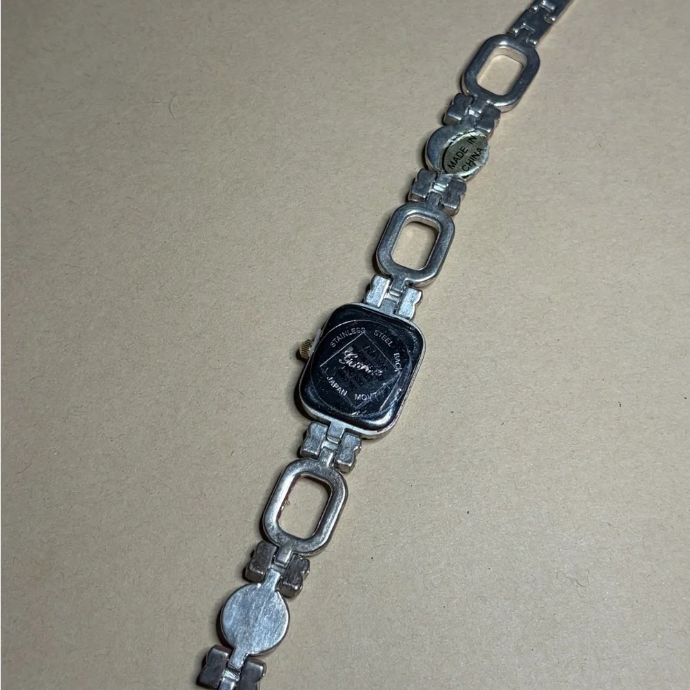 Vintage Geneva Silver and Gold Women's Watch